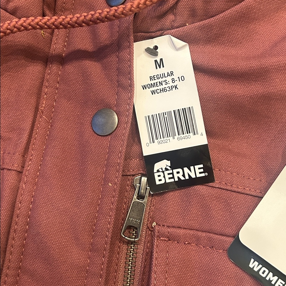 Berne Women's Softstone Duch Hooded Ranch Coat Wild Ginger M - Picture 7 of 7